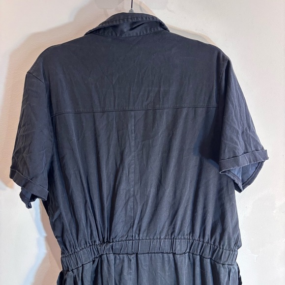 SMASH + TESS Sz S Who We Are Boiler Jumpsuit Zipper Cuffed Hem Short Sleeve - Picture 8 of 14